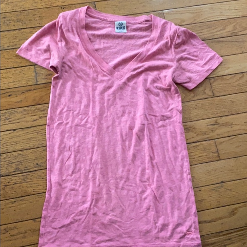 womans pink TShirt